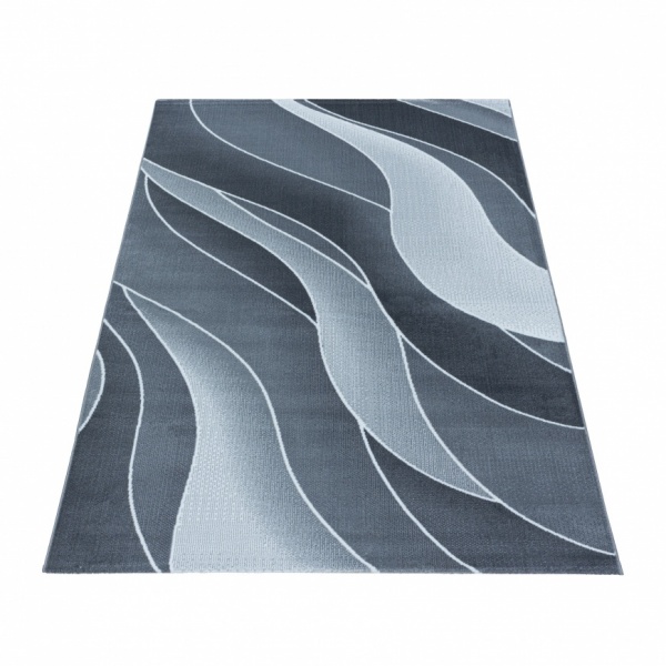 Costa Wave Designer Grey Rug